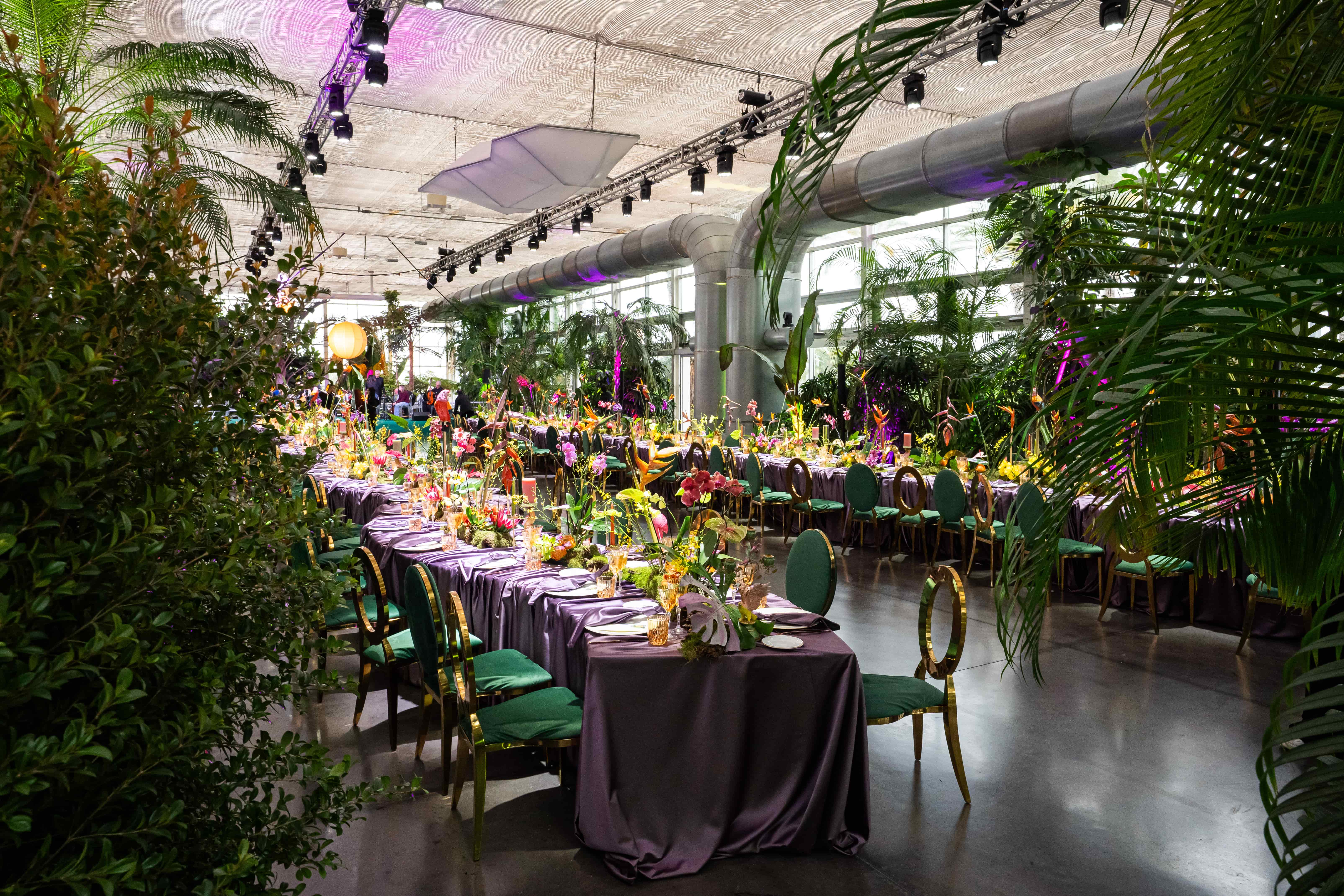 Gala Dinner set up in Radicepura Gala Dinner set up in Radicepura