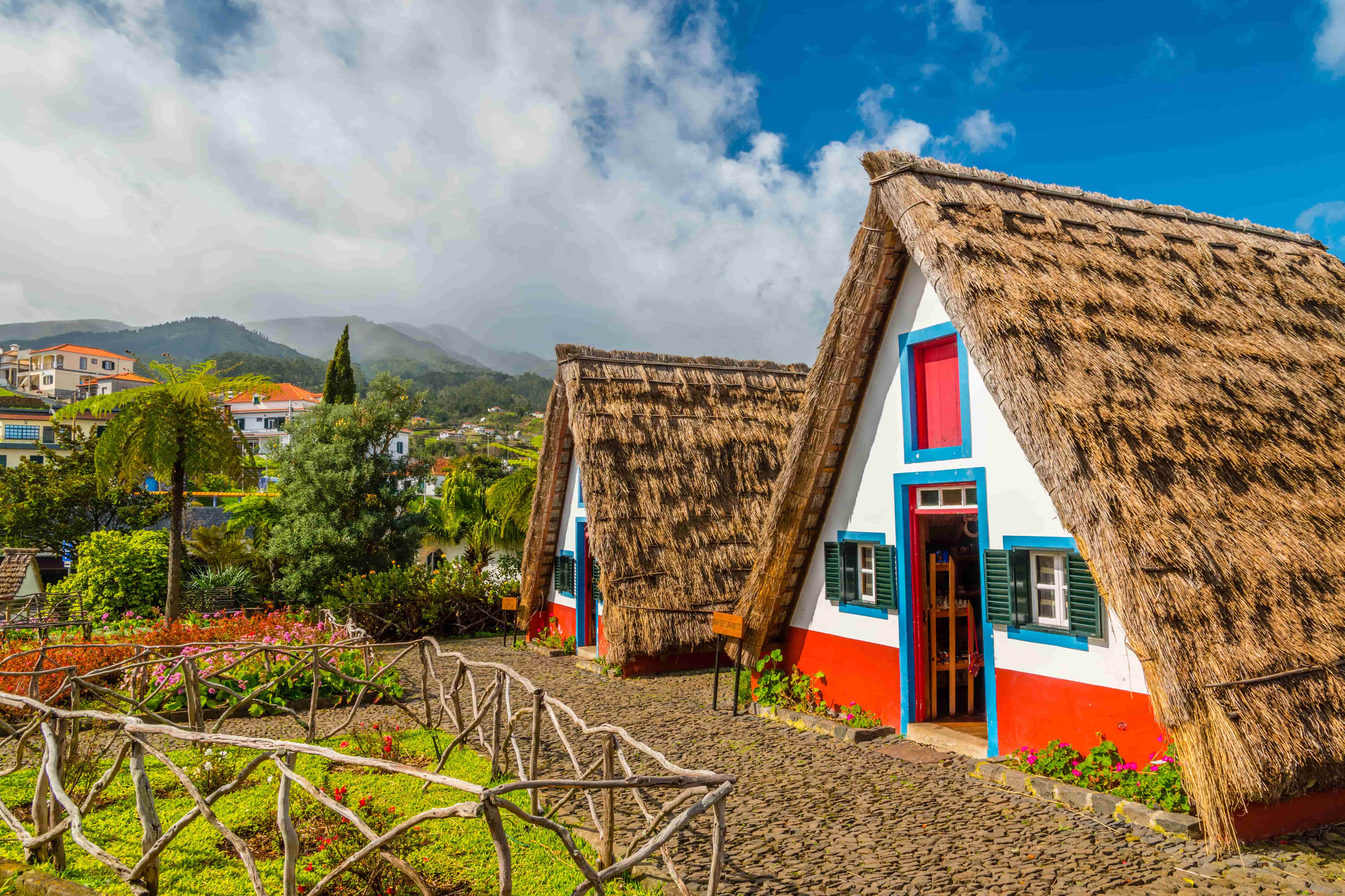 typical houses in Madeira