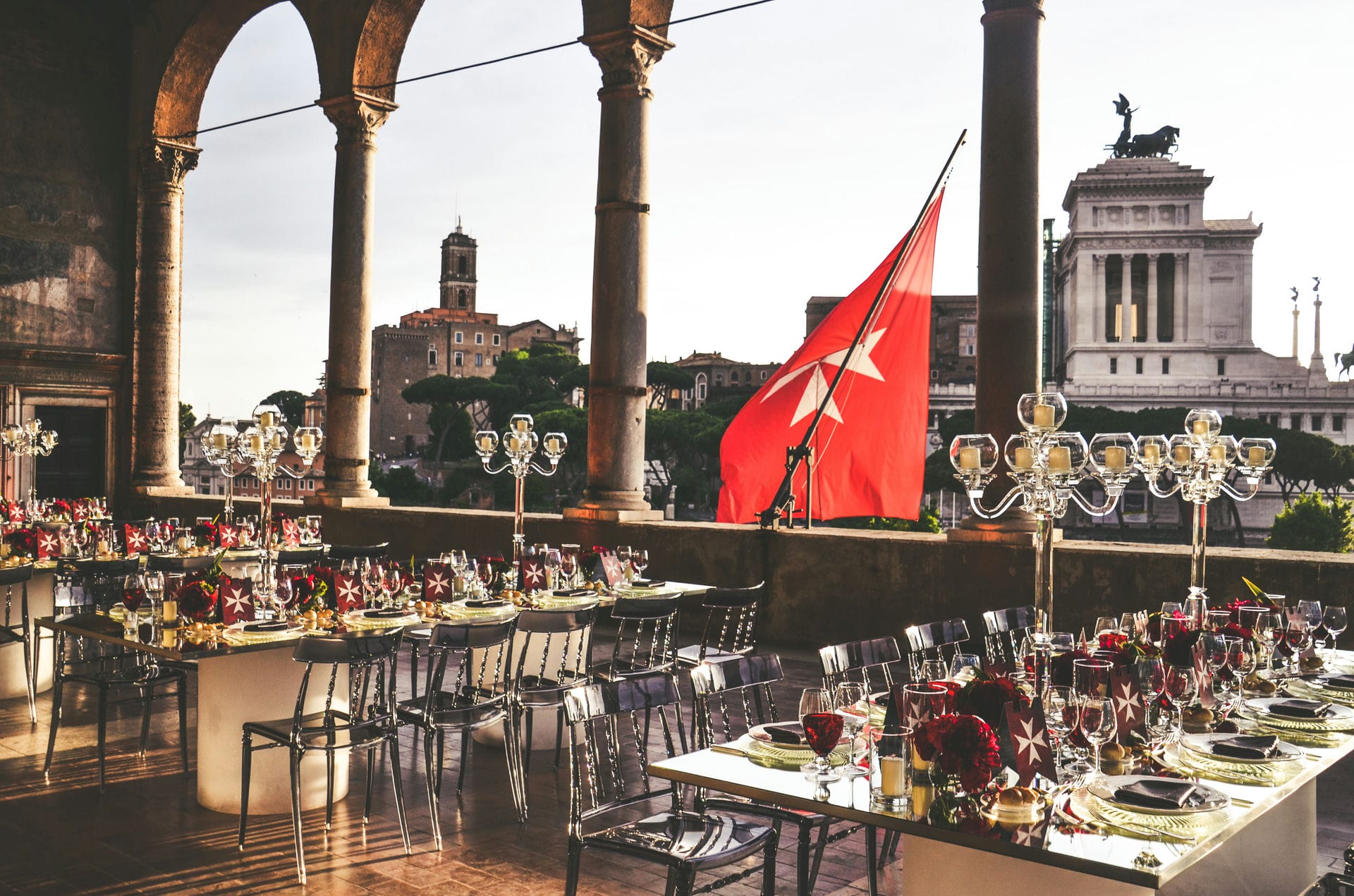 dinner at the House of Knights of Rhodes