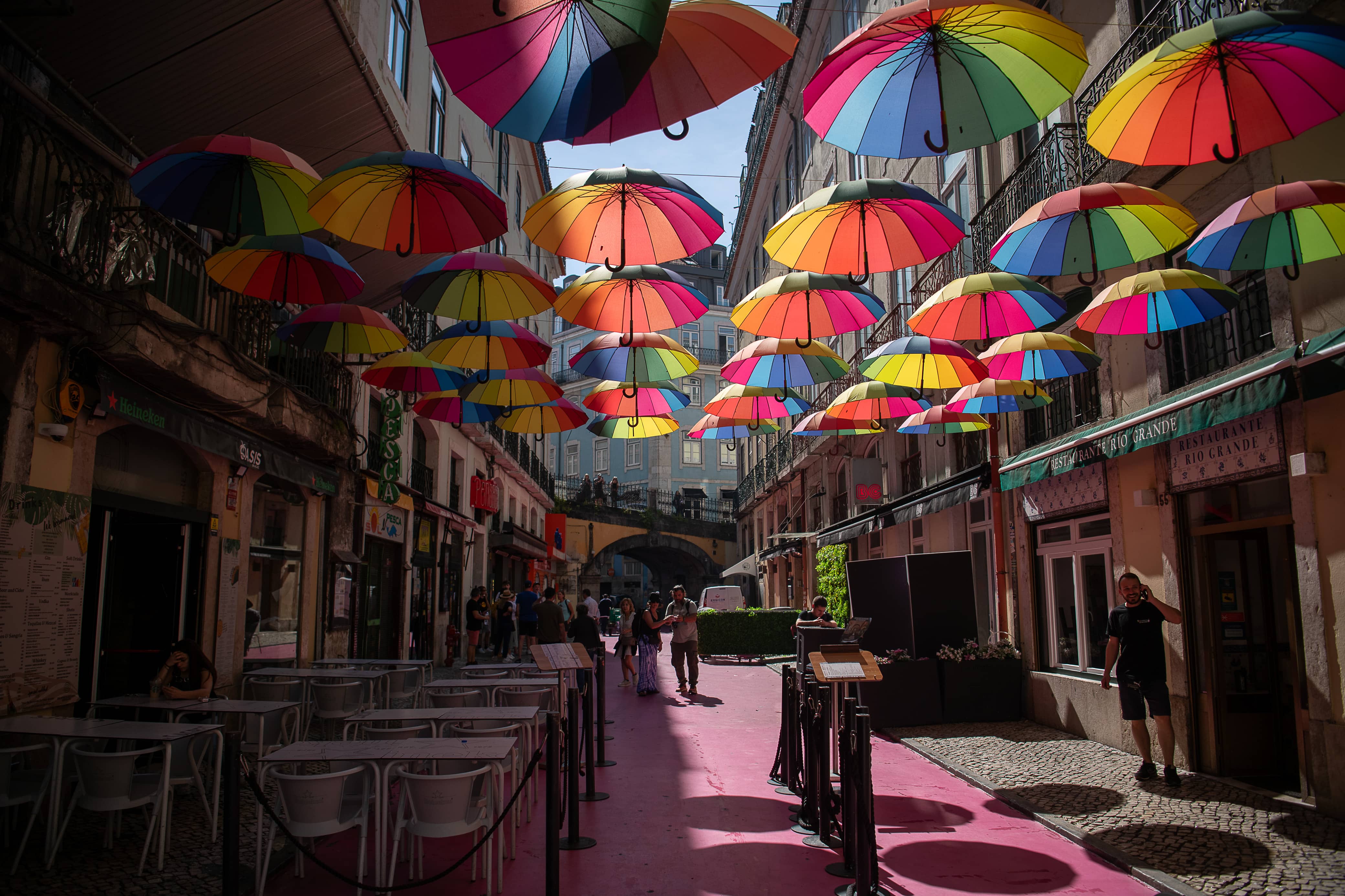 Umbrellas in Lisbon