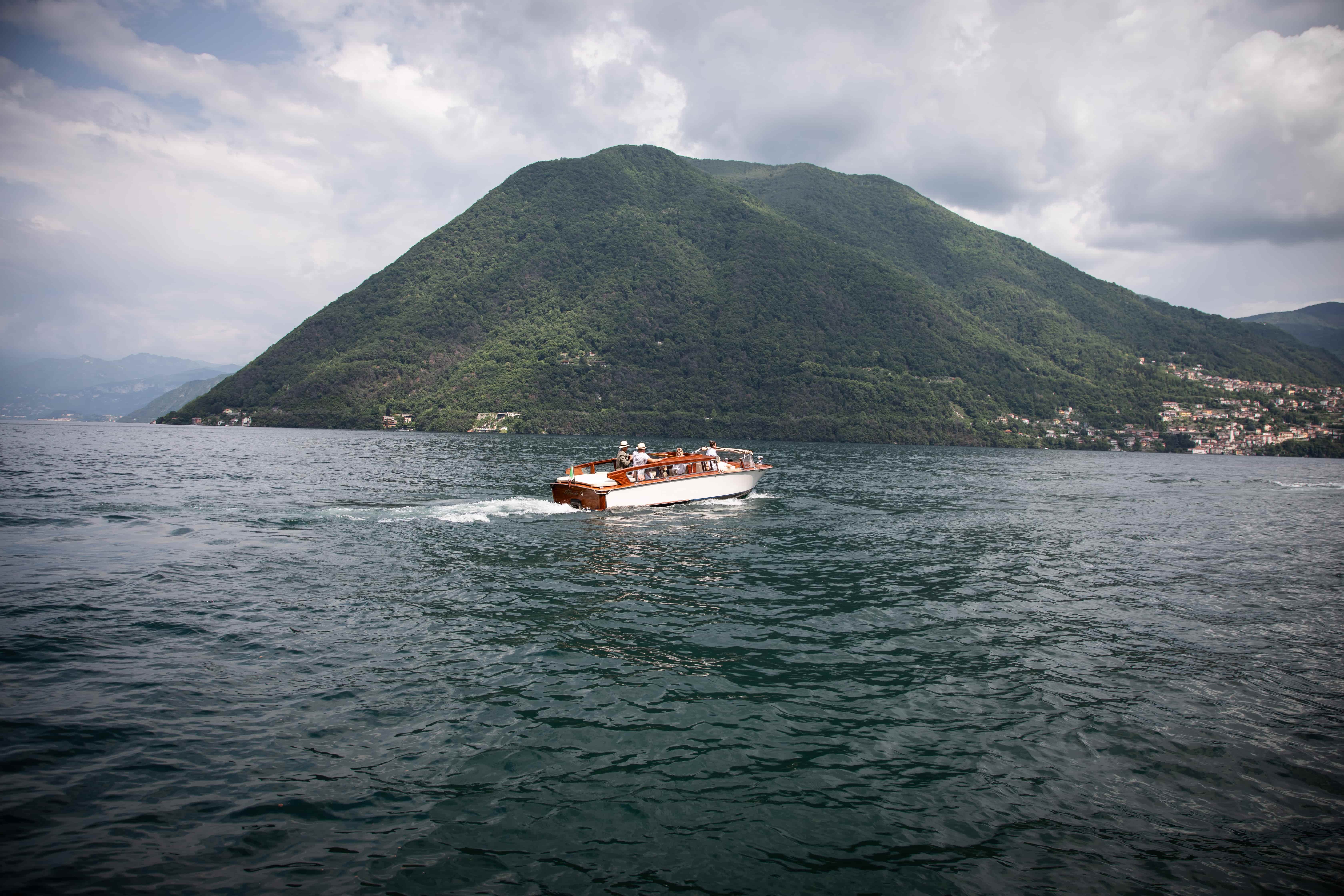 Boat trip lake Como