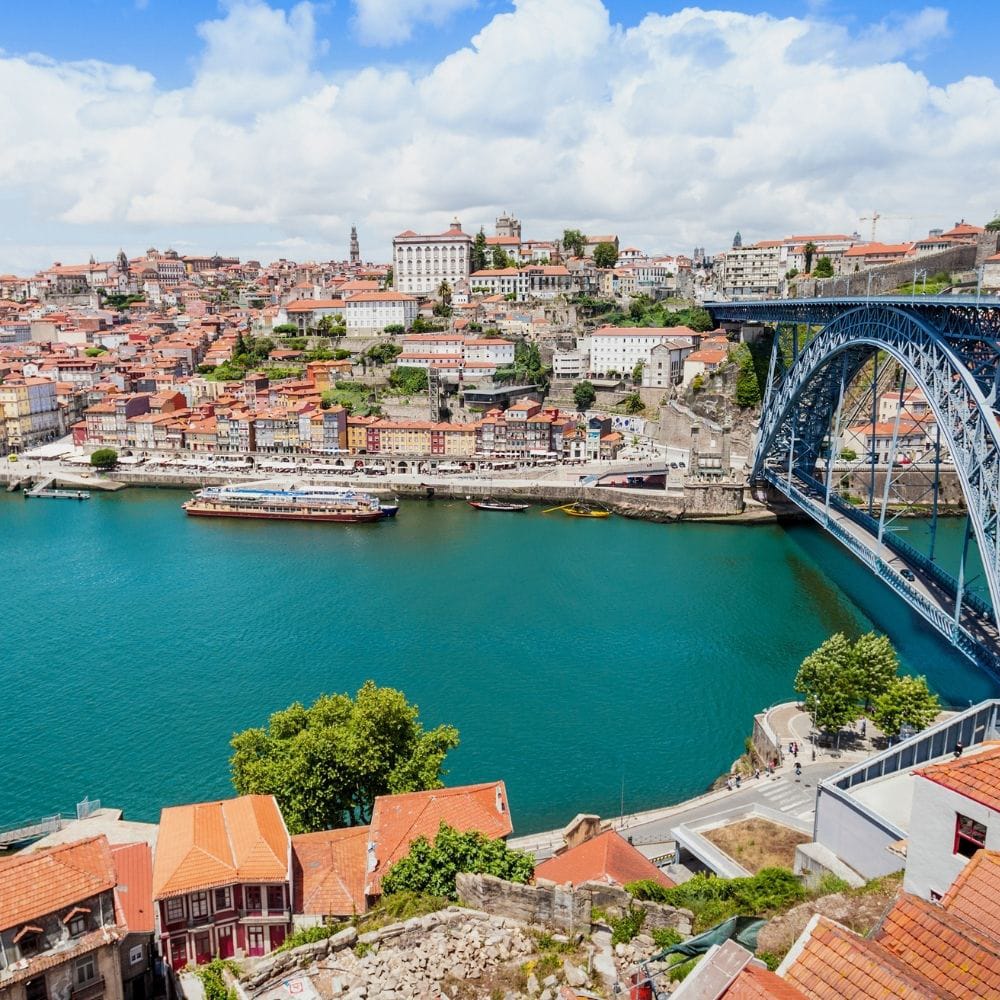 view of Porto and bridge