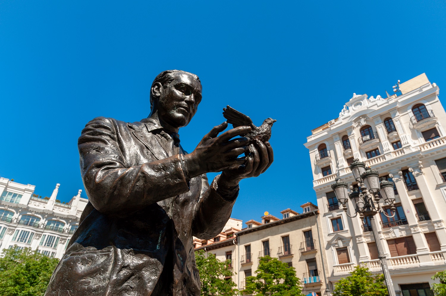 statue in Madrid