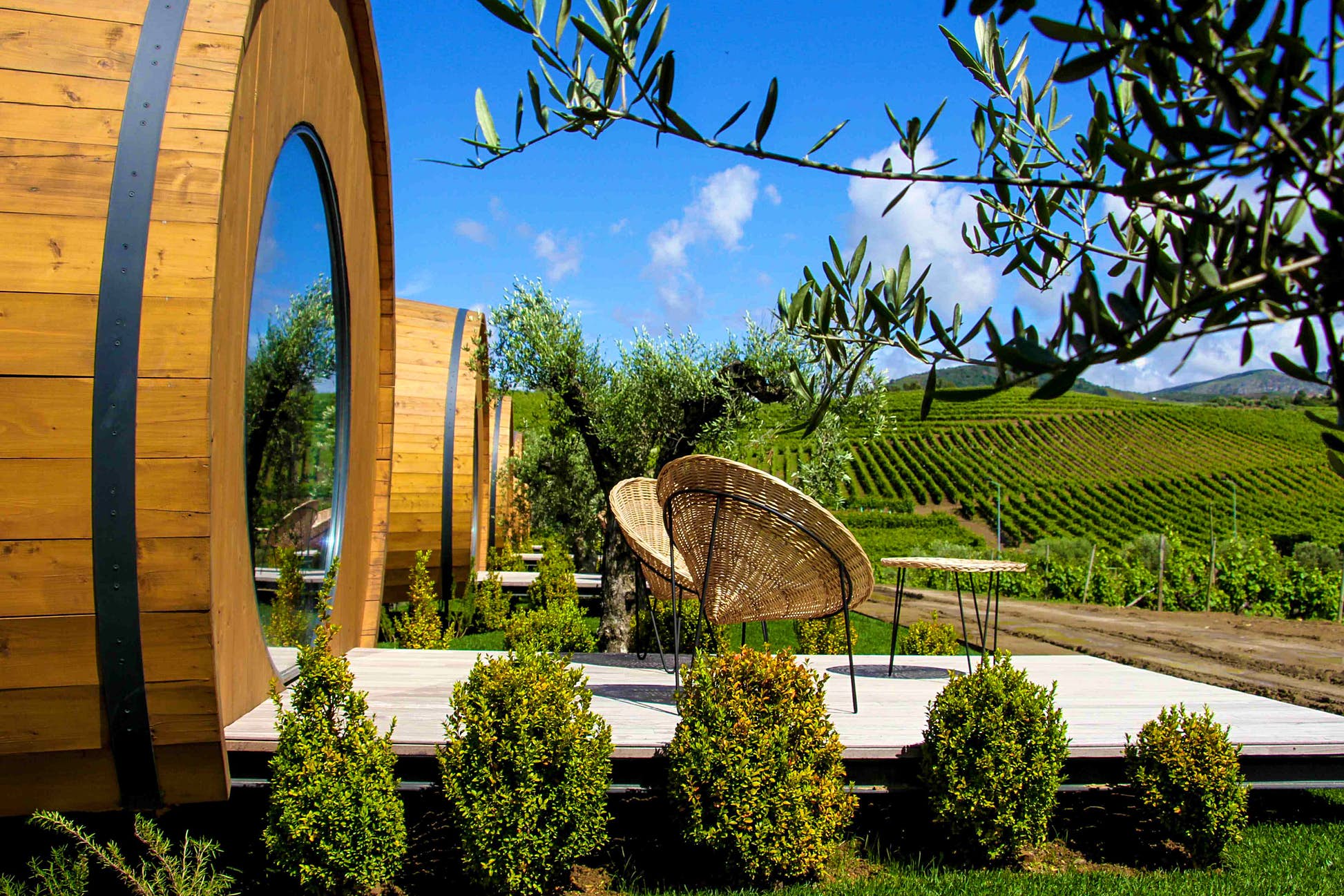 giant & luxury wine barrel in Portugal