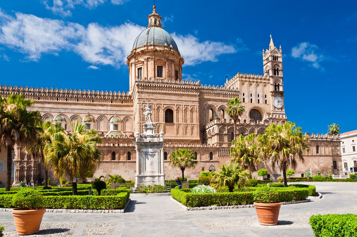 square in Sicily