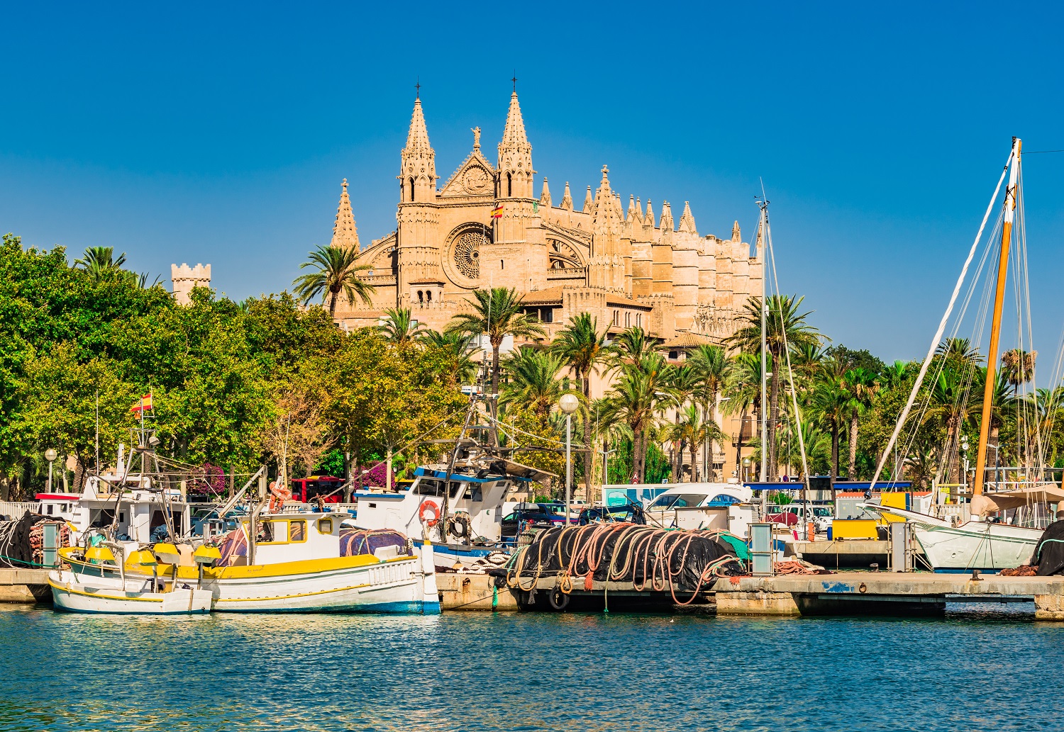 boats in Mallorca