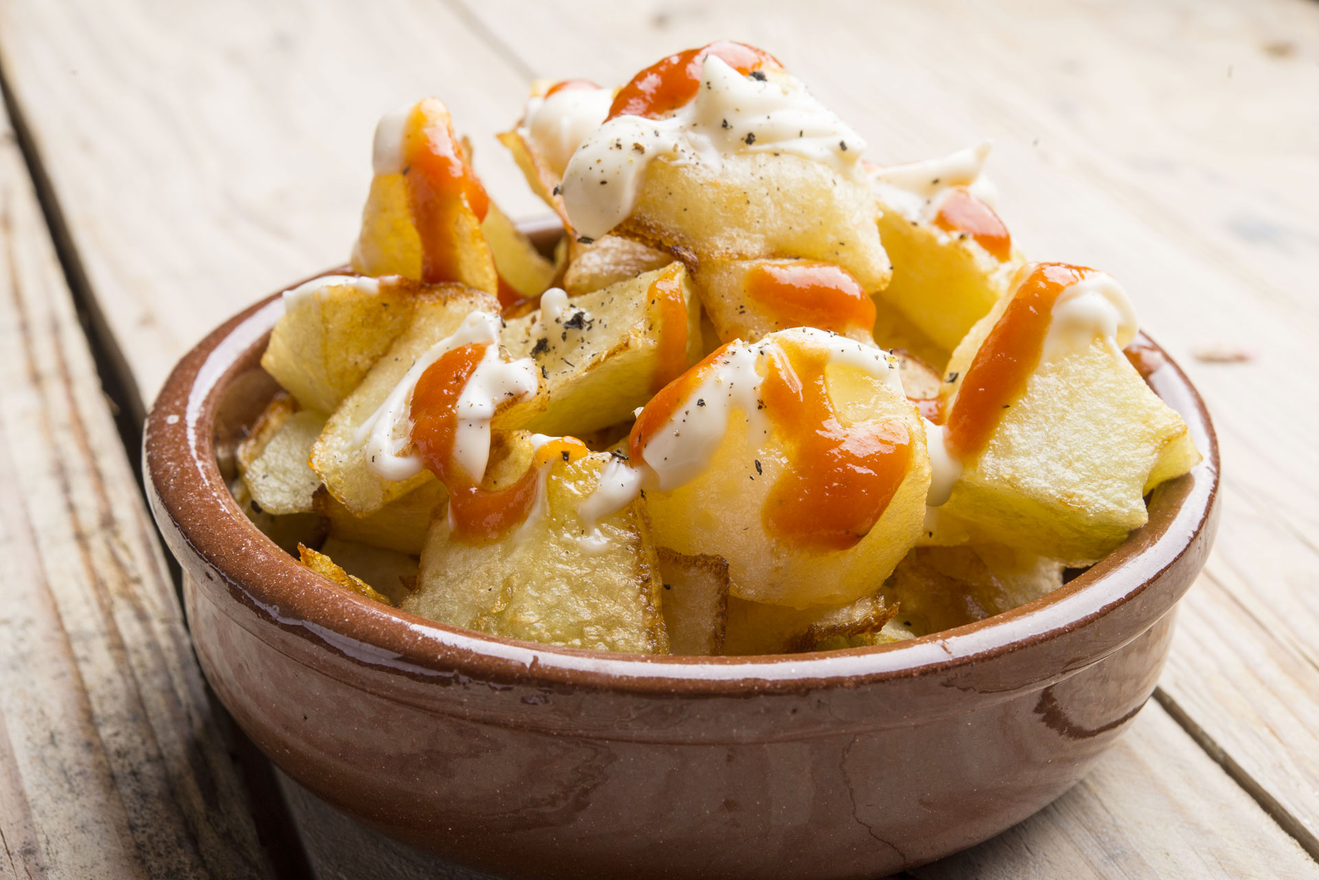 Spanish patatas bravas