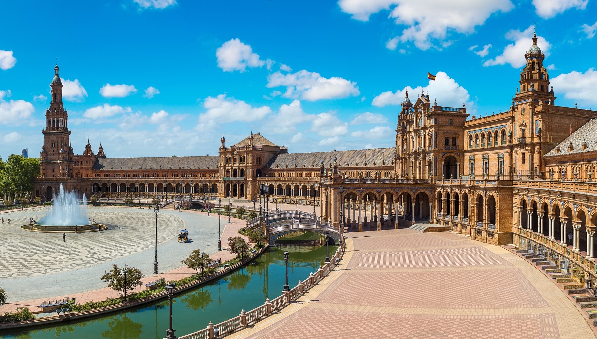 Main square in Seville